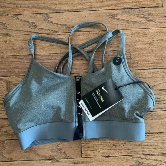 Nike Intimates & Sleepwear Nwt Nike Surf Sport Indy Ziplow Sports Bra
